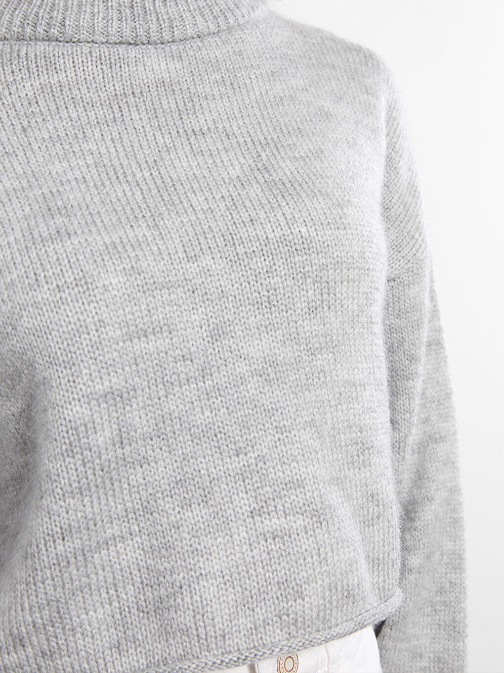 Half Turtleneck Women's Knitwear Sweater -W26505Z8-LAL