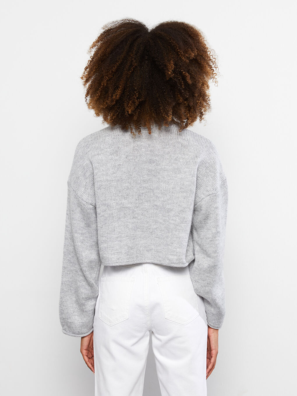 Half Turtleneck Women's Knitwear Sweater -W26505Z8-LAL