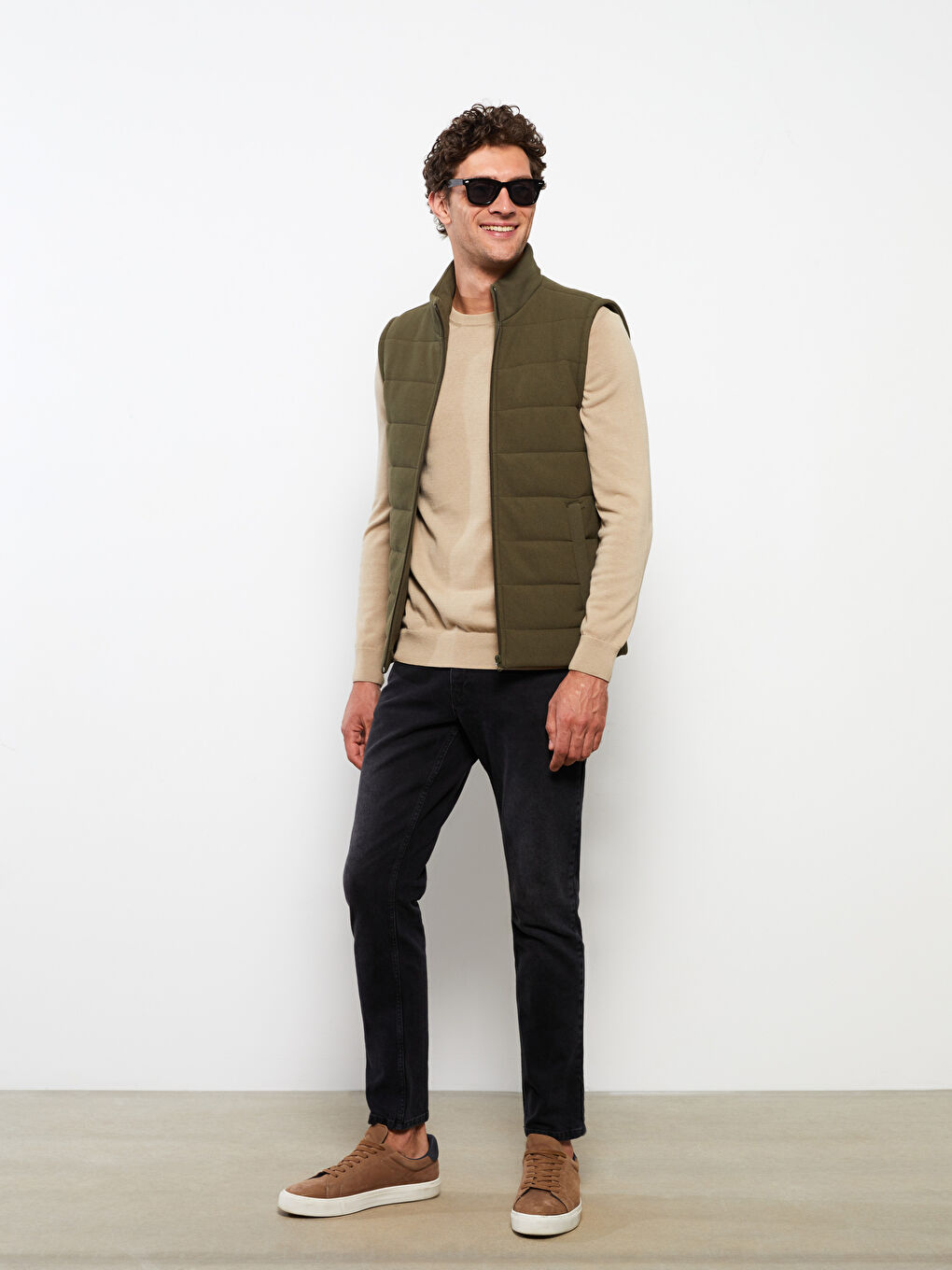 LC Waikiki Standard Fit Funnel Neck Men's Waistcoat -W26507Z8-SEM