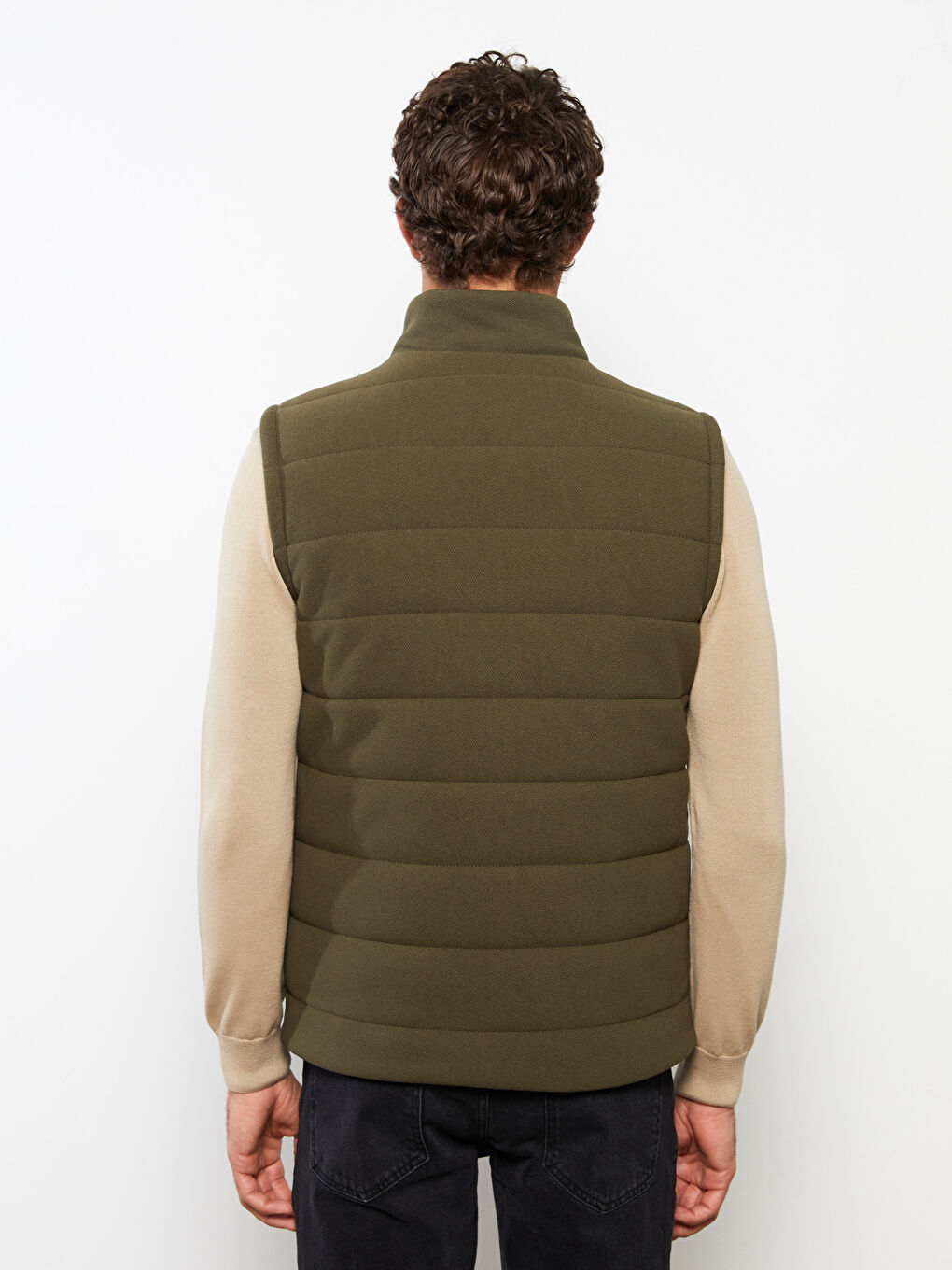 LC Waikiki Standard Fit Funnel Neck Men's Waistcoat -W26507Z8-SEM