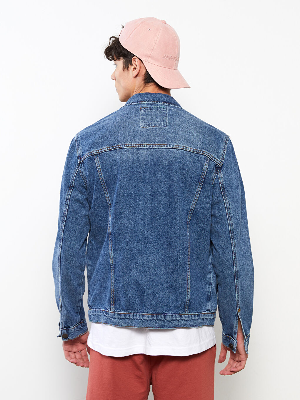 جاكيت جينز رجالي بقصة عادية-4