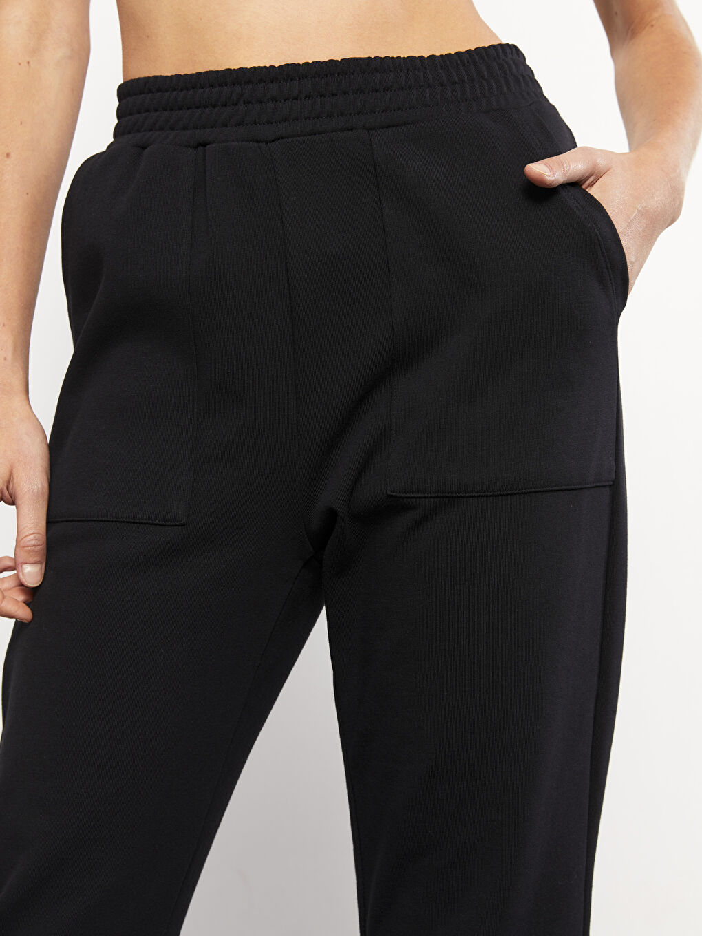 LCW Vision Damen Jogginghose mit elastischem Bund und schlichtem Design -W26555Z8-RQN