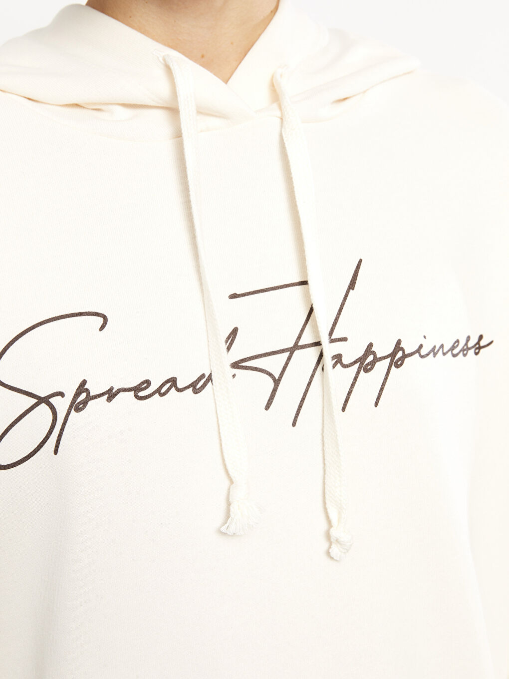 Hooded Printed Long Sleeve Women's Sweatshirt-4