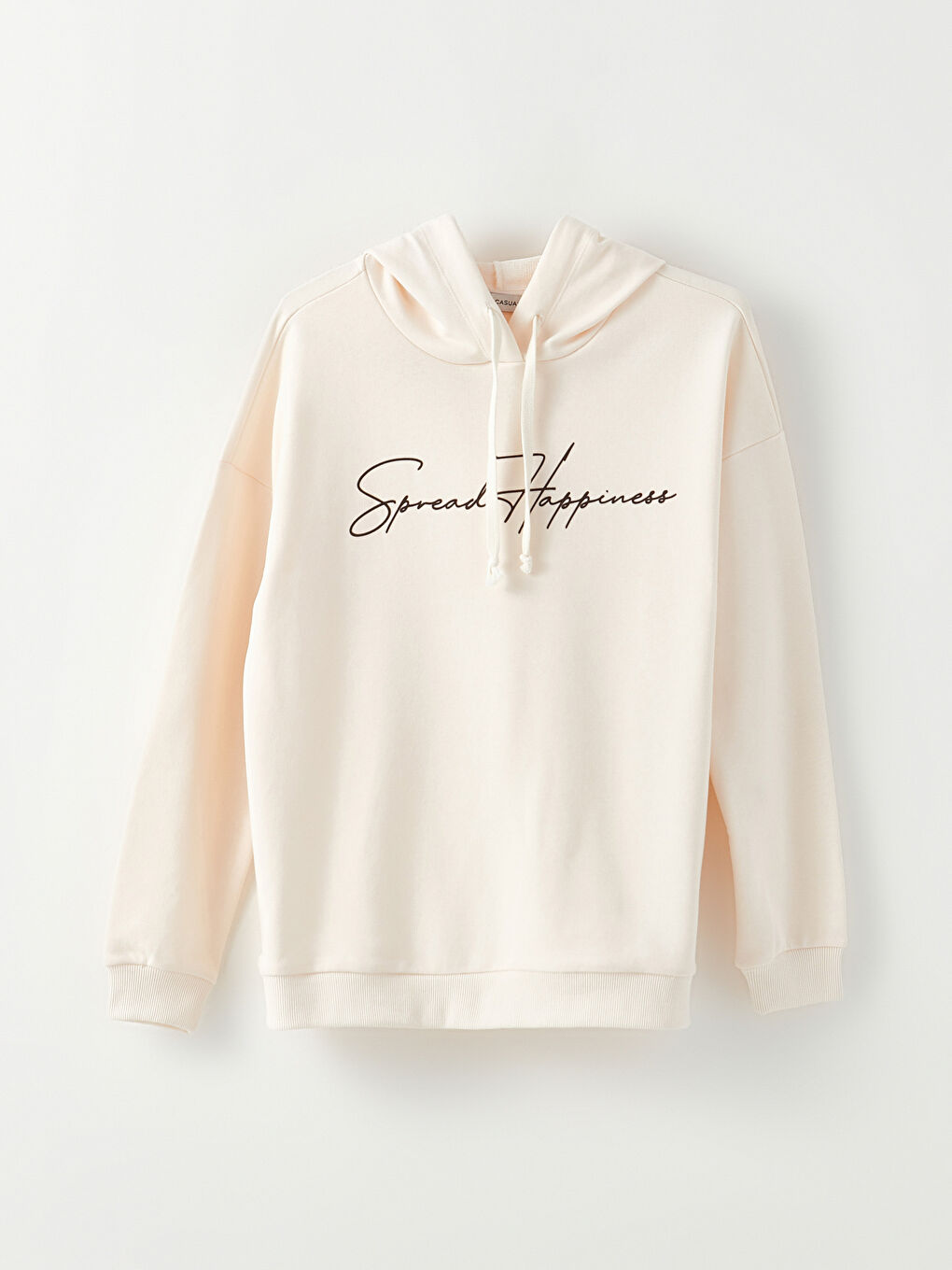 Hooded Printed Long Sleeve Women's Sweatshirt-6