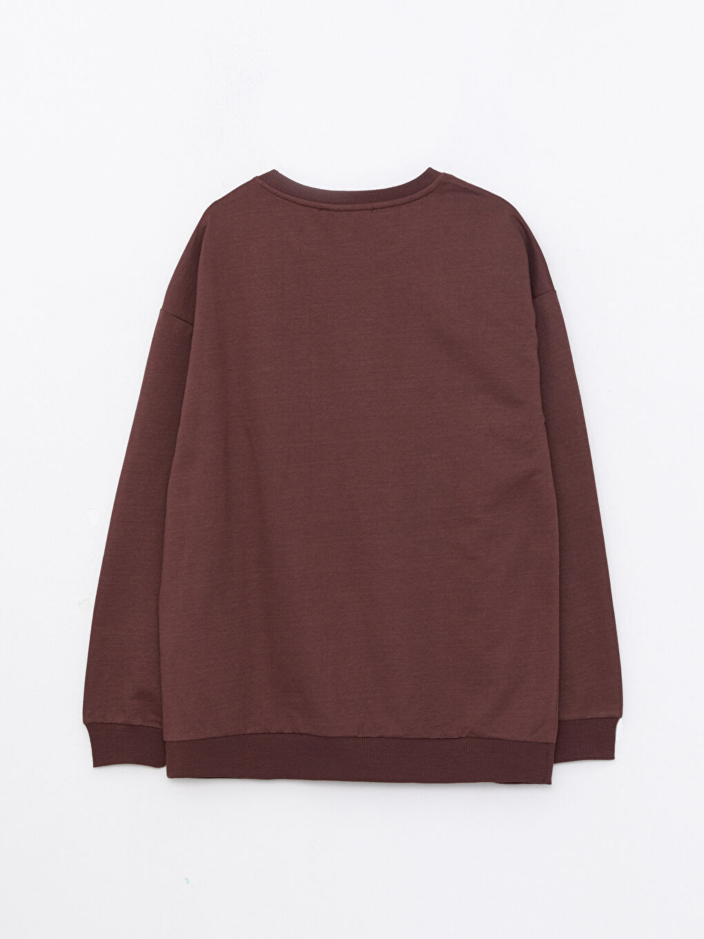 Crew Neck Printed Long Sleeve Women's Sweatshirt-6