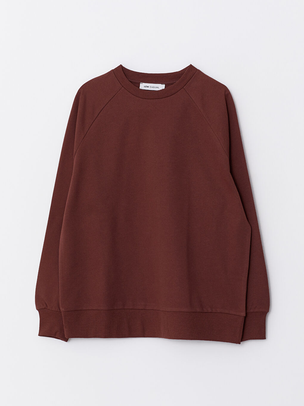 LCW Vision Crew Neck Plain Long Sleeve Women's Sweatshirt -W26585Z8-HFD