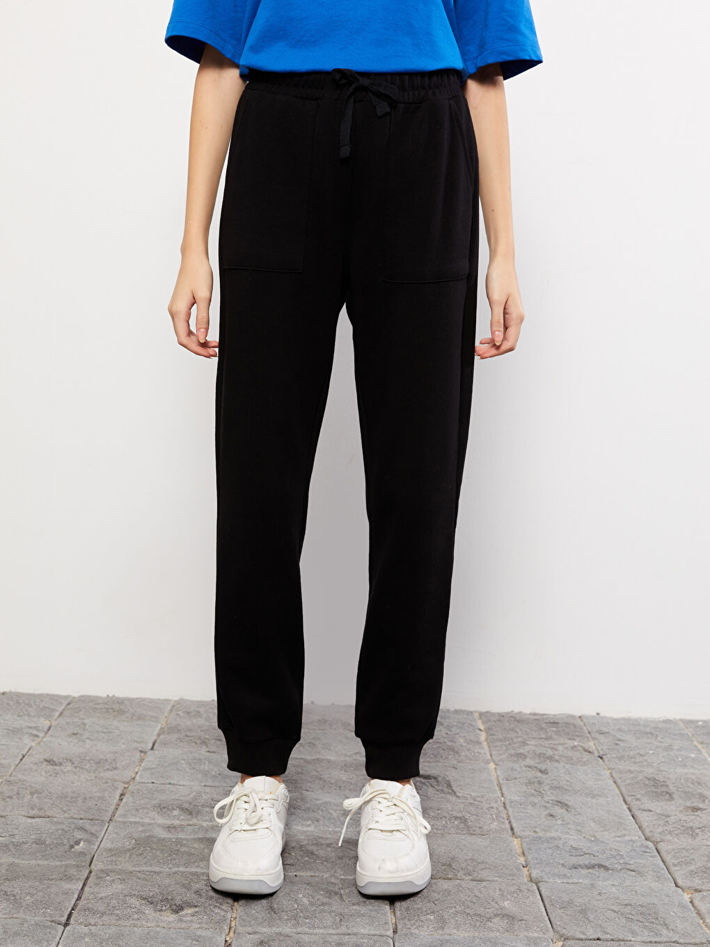 LCW Vision Elasticated Waist Women's Thick Jogger Sweatpants -W26622Z8-RQN