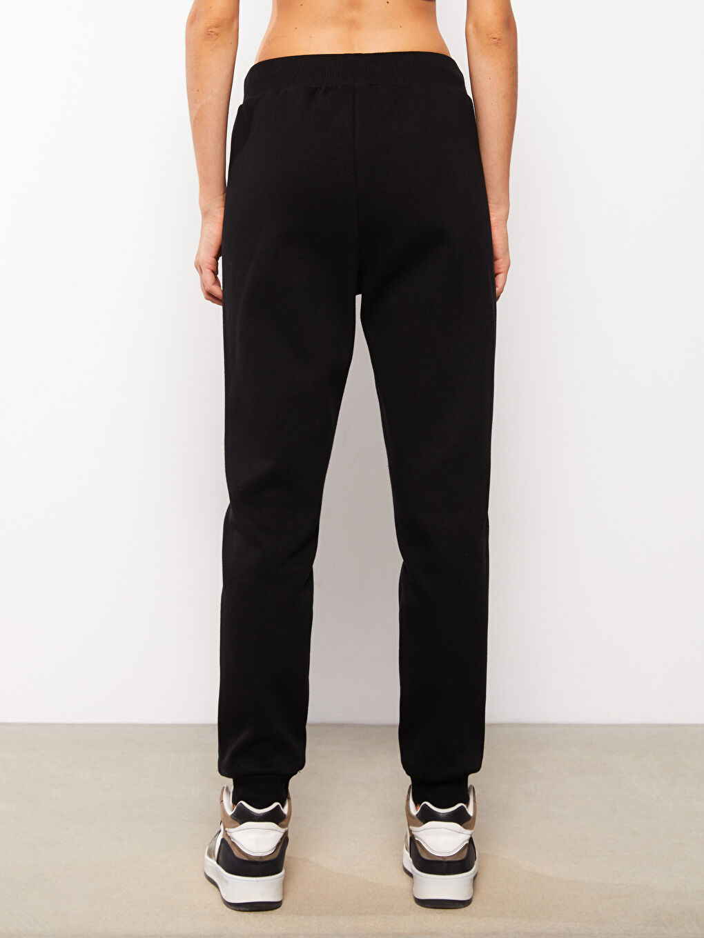 Elasticated Waist Women's Thick Jogger Sweatpants-4