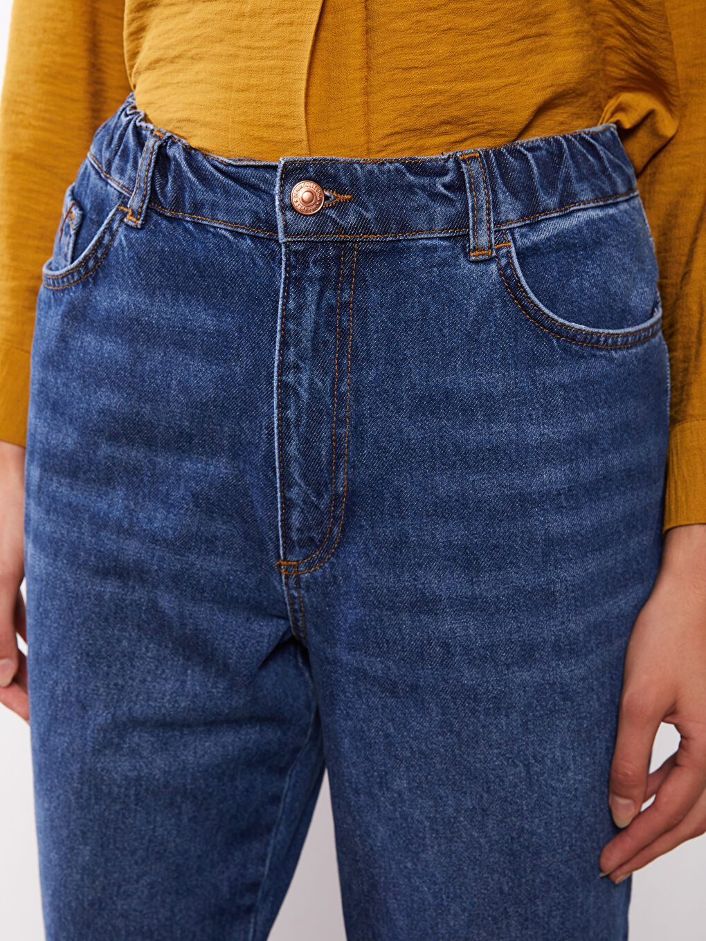 LCWAIKIKI Classic Women's Wideleg Straight Jeans -W26655Z8-H45