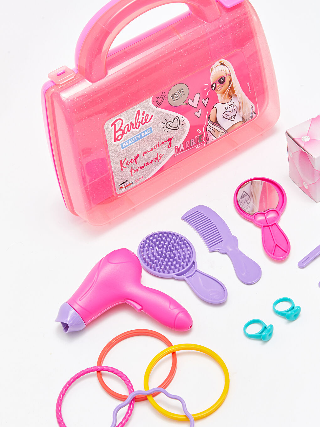 Barbie Kız Çocuk Güzellik Çantası Oyuncak Seti-4