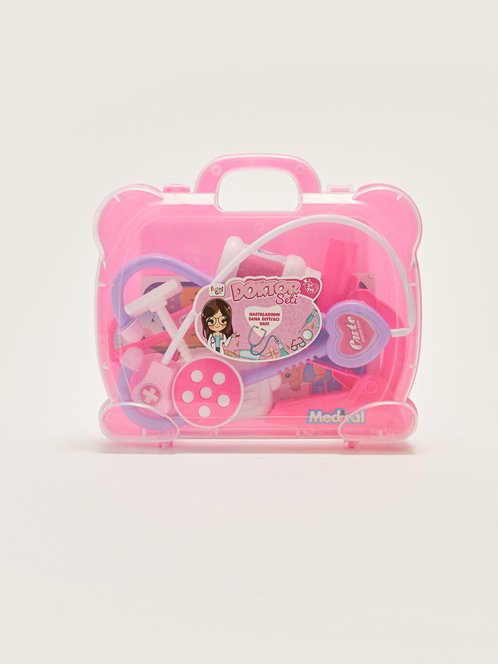 Дәрігер ойыншық жиынтығы сөмкемен