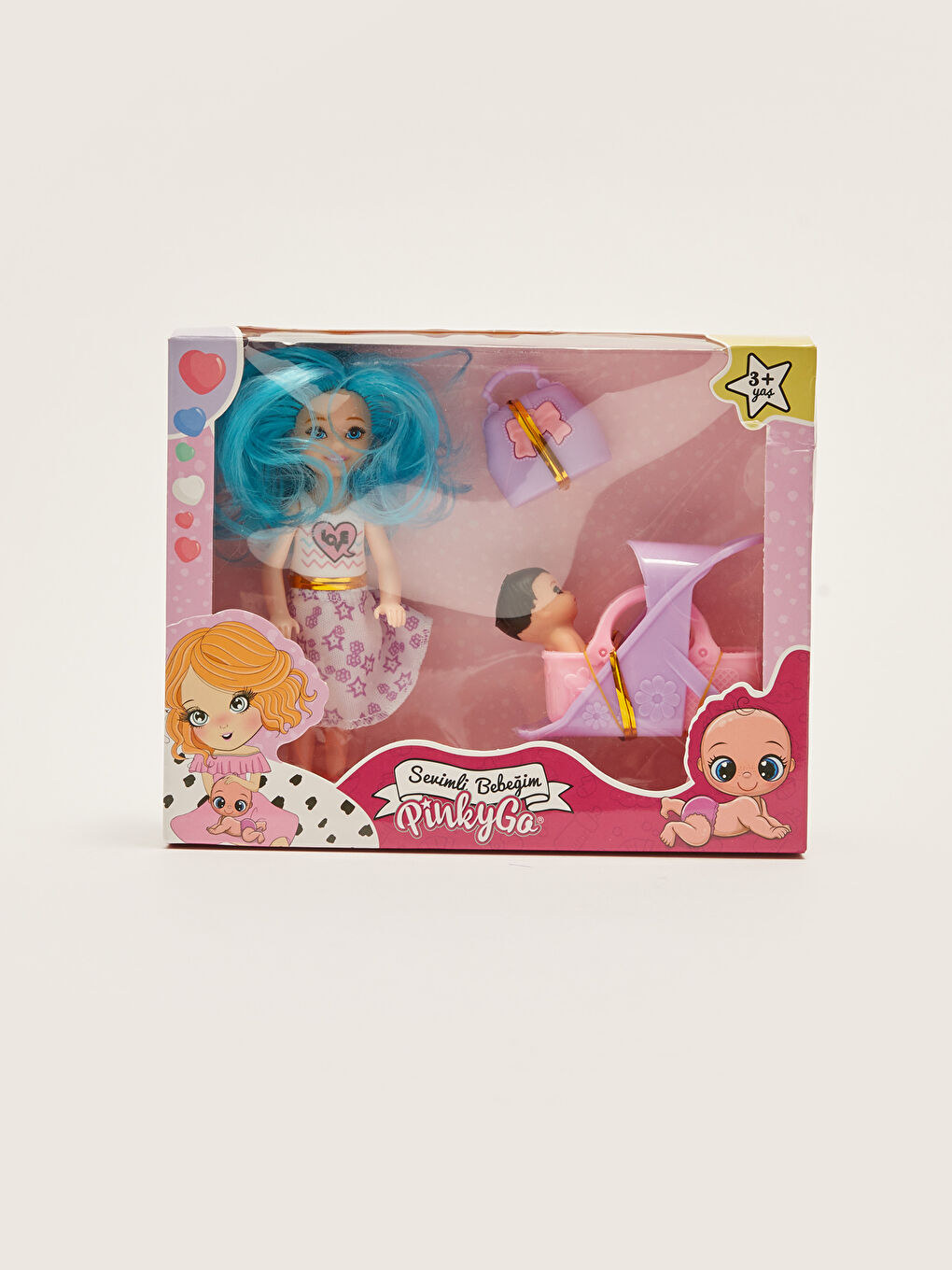 Pinky Go Sevim Bebeğim Oyuncak Bebek