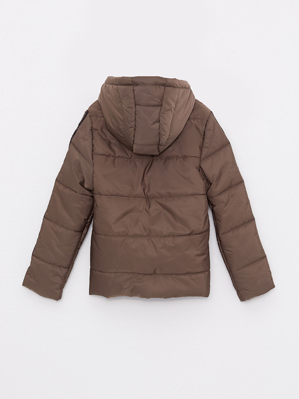 Hooded Basic Boy Puffer-1