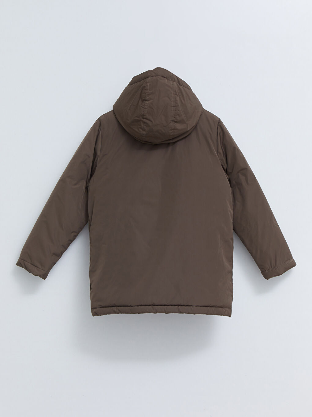 Hooded Basic Boy Coat-1