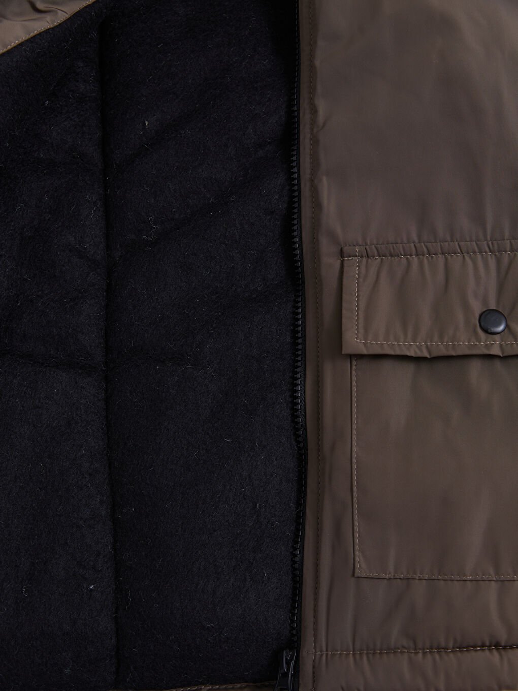 Hooded Basic Boy Coat-2
