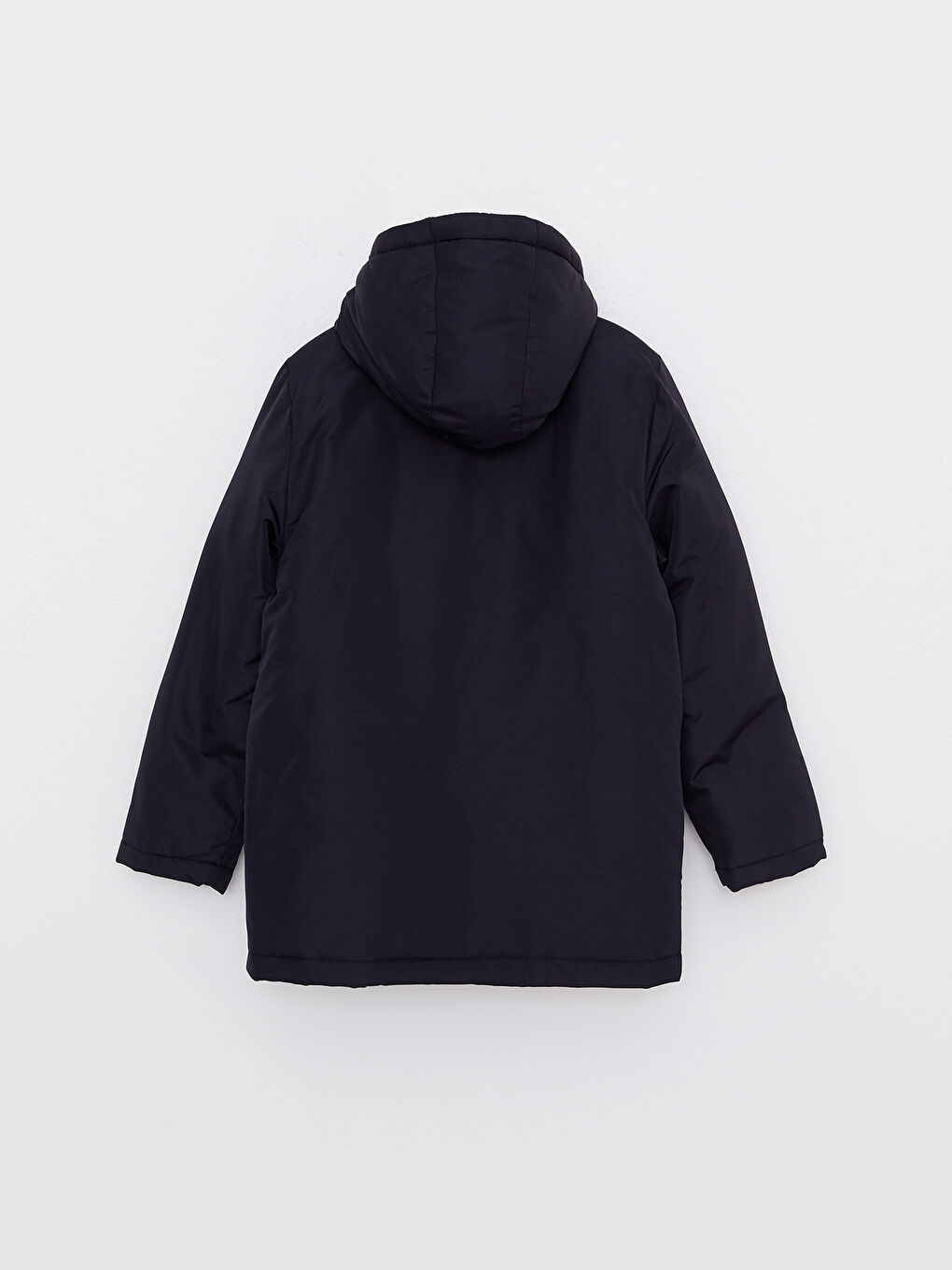 Hooded Printed Boy Coat-1