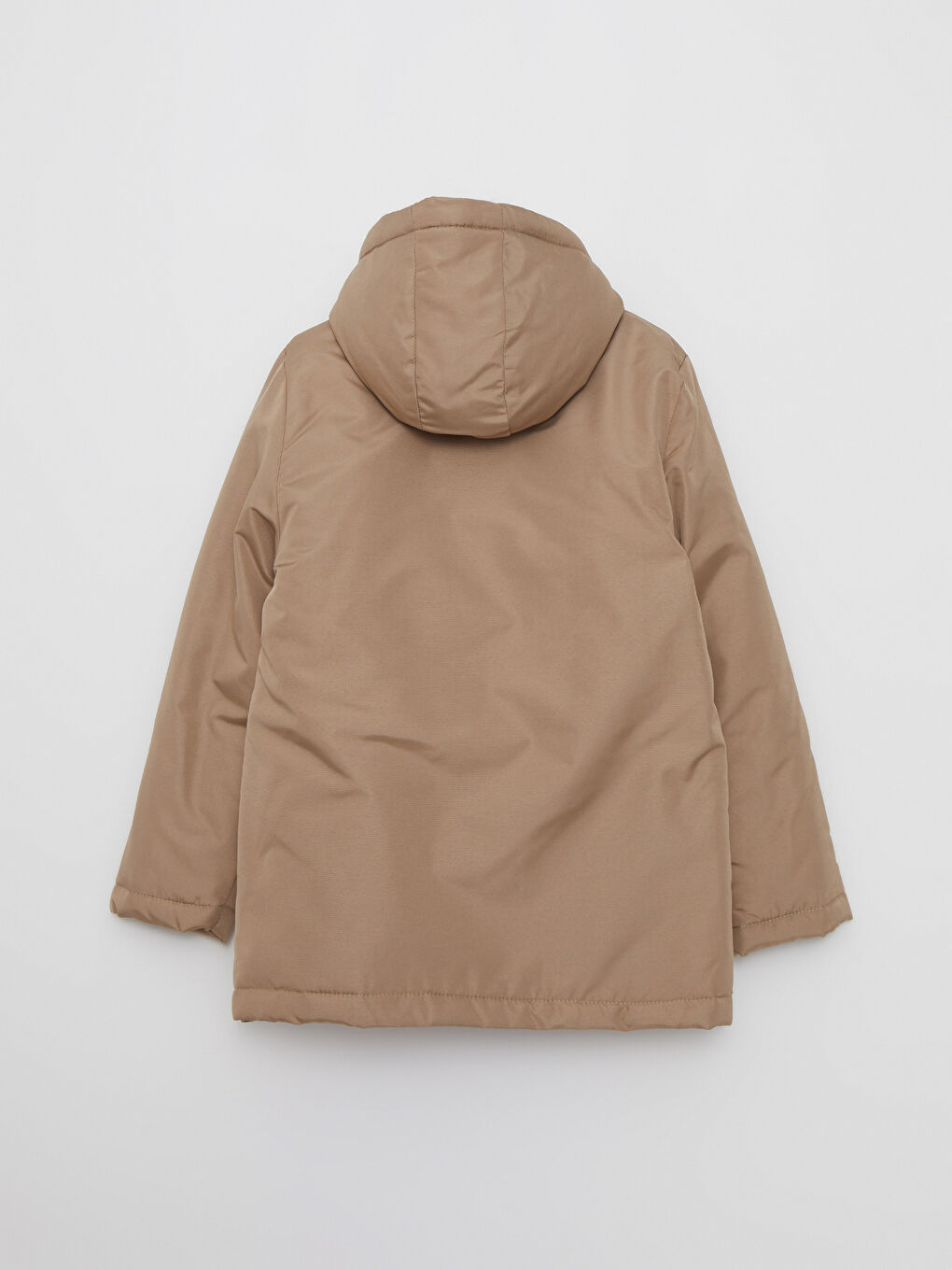 Hooded Printed Boy Coat-2