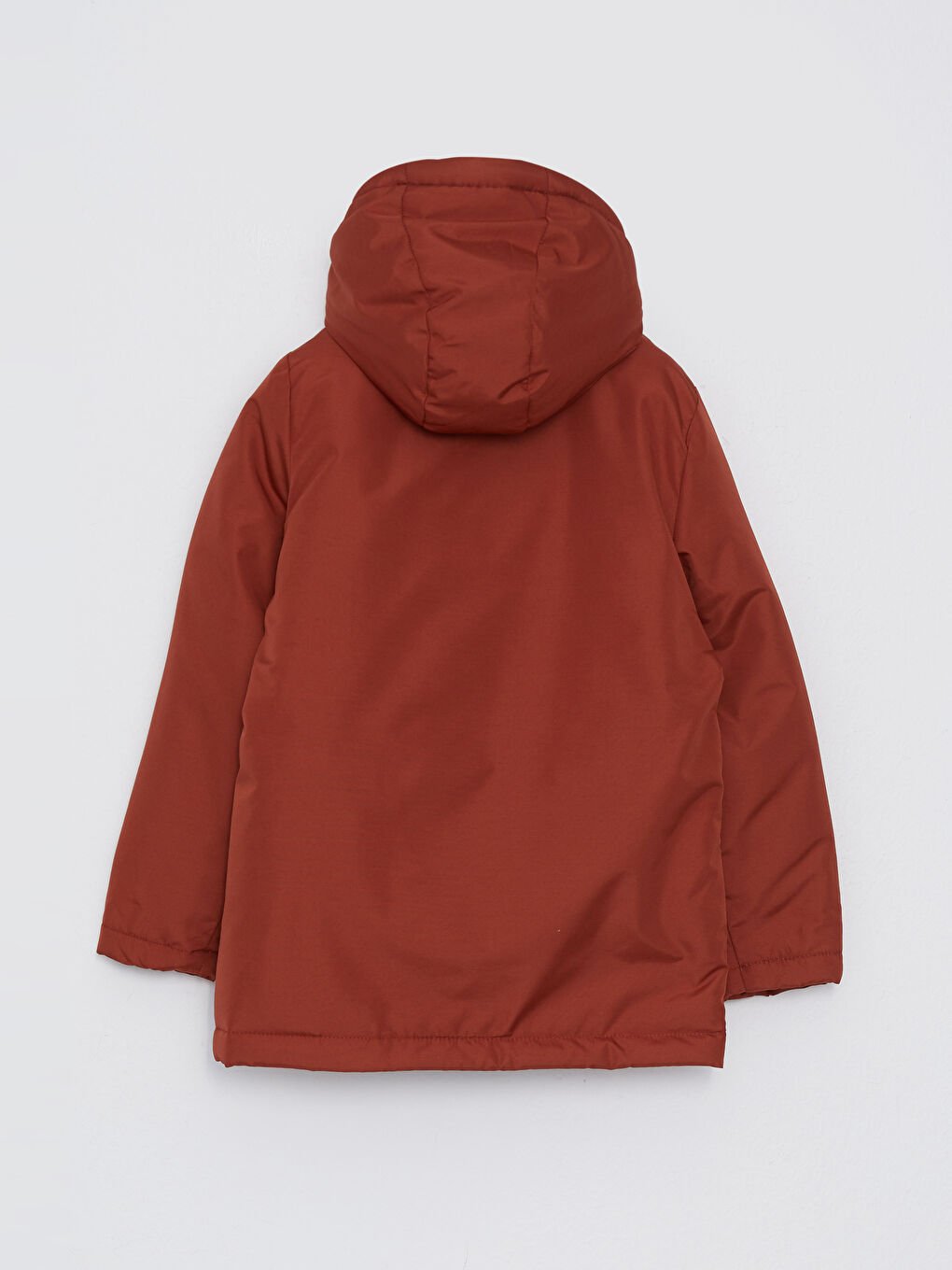 Hooded Printed Boy Coat-1