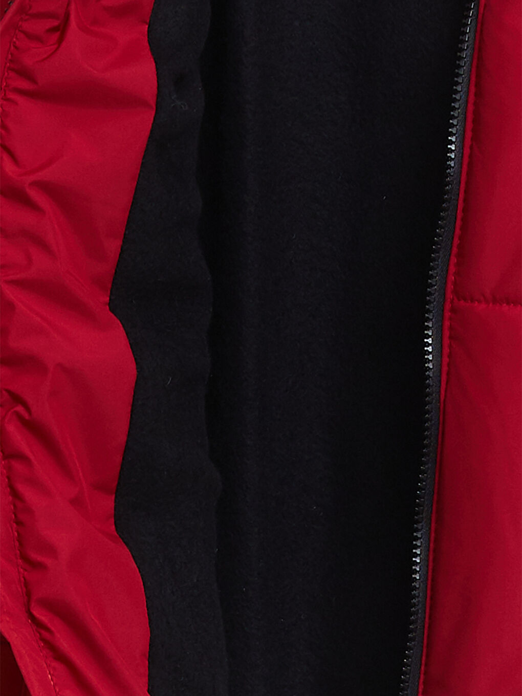 Kırmızı Standart Kalıp Dik Yaka Erkek Şişme Mont-9