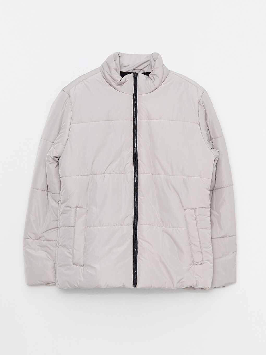 Standard Fit Funnel Neck Men's Puffer Coat-5