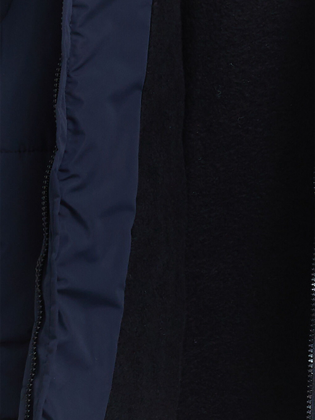 Lacivert Standart Kalıp Dik Yaka Erkek Şişme Mont-8