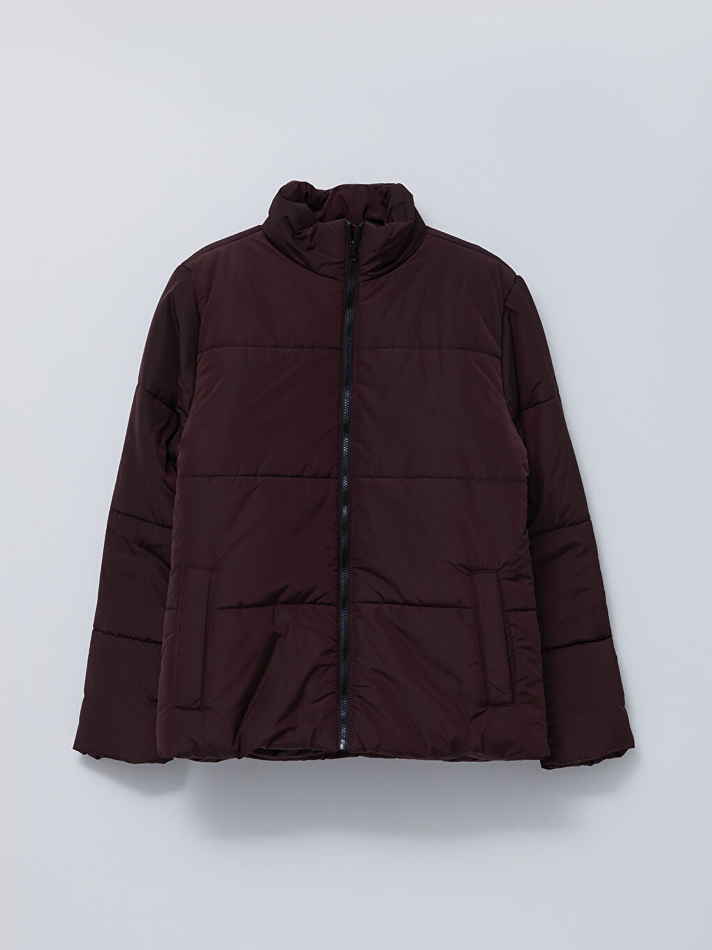 Standard Fit Funnel Neck Men's Puffer Coat-7