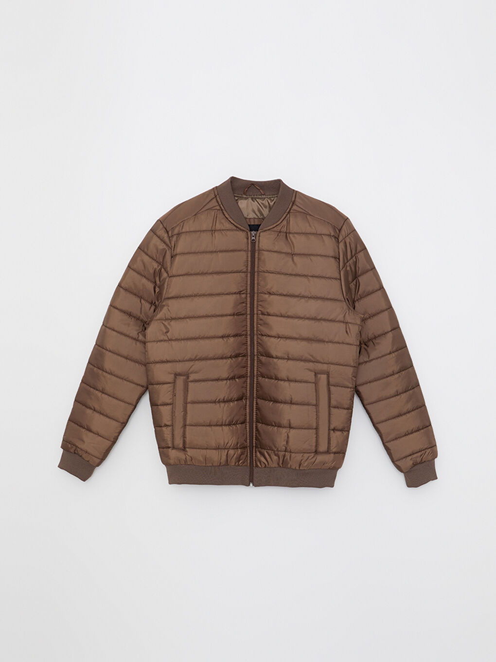 Standard Fit College Neck Men's Puffer-5