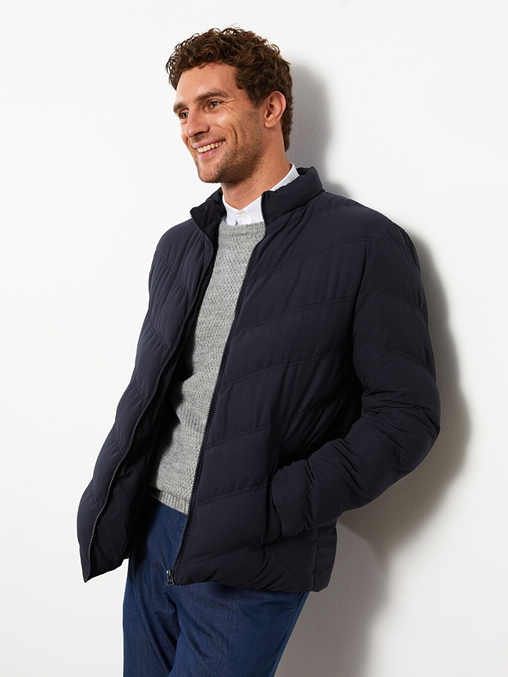 LCW ECO Standard Fit Men's Puffer Coat -W26691Z8-CRP