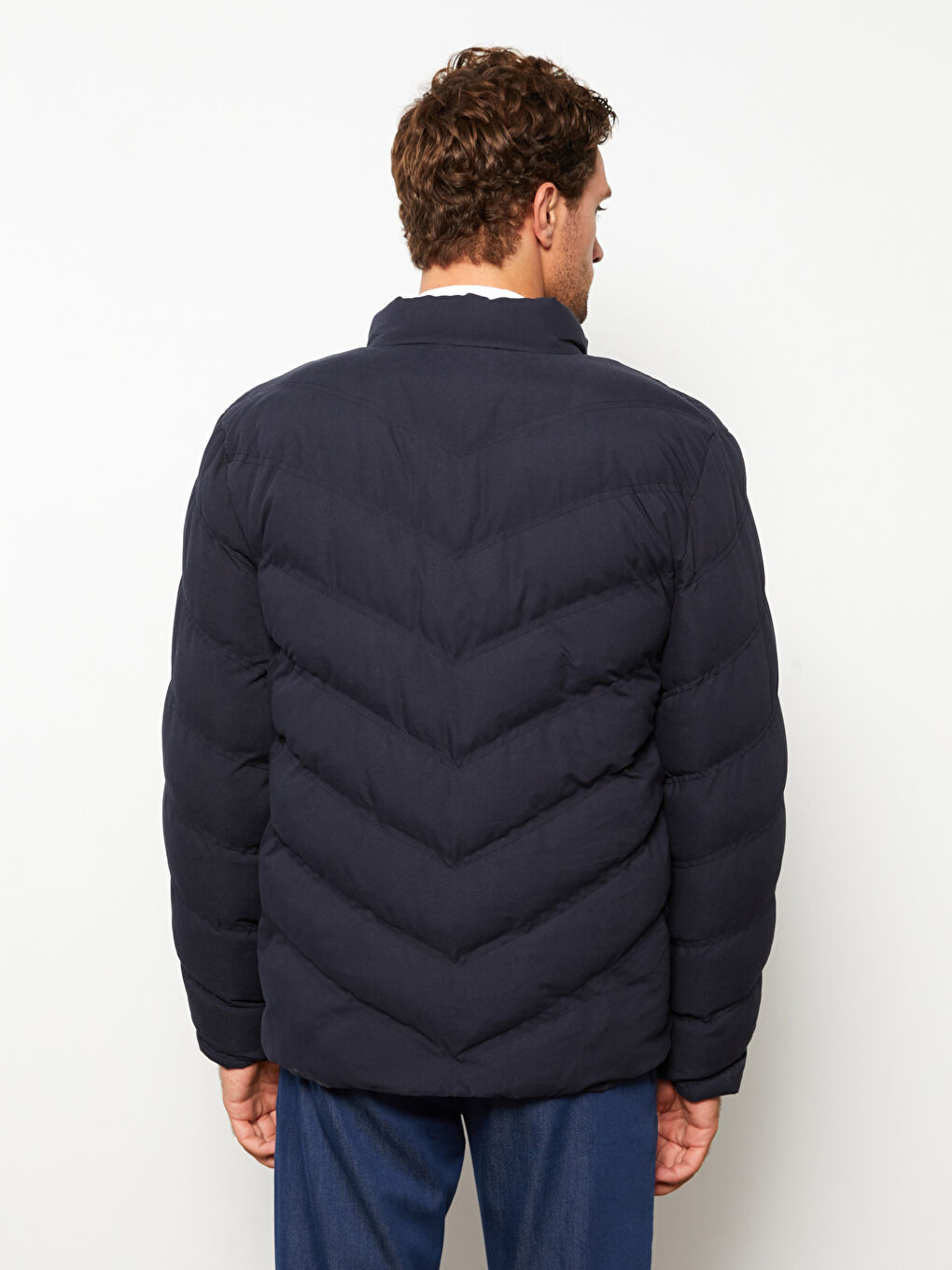 LCW ECO Standard Fit Men's Puffer Coat -W26691Z8-CRP
