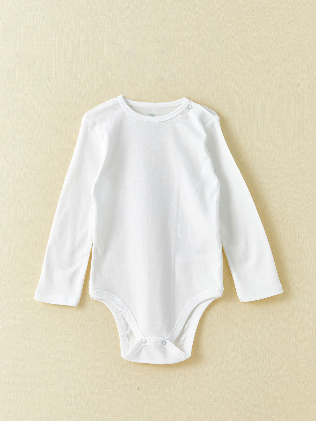 LC Waikiki Bodi sa okruglim izrezom i dugim rukavima, osnovni, za bebe devojčice, 2-pakovanja -W26693Z1-E5X