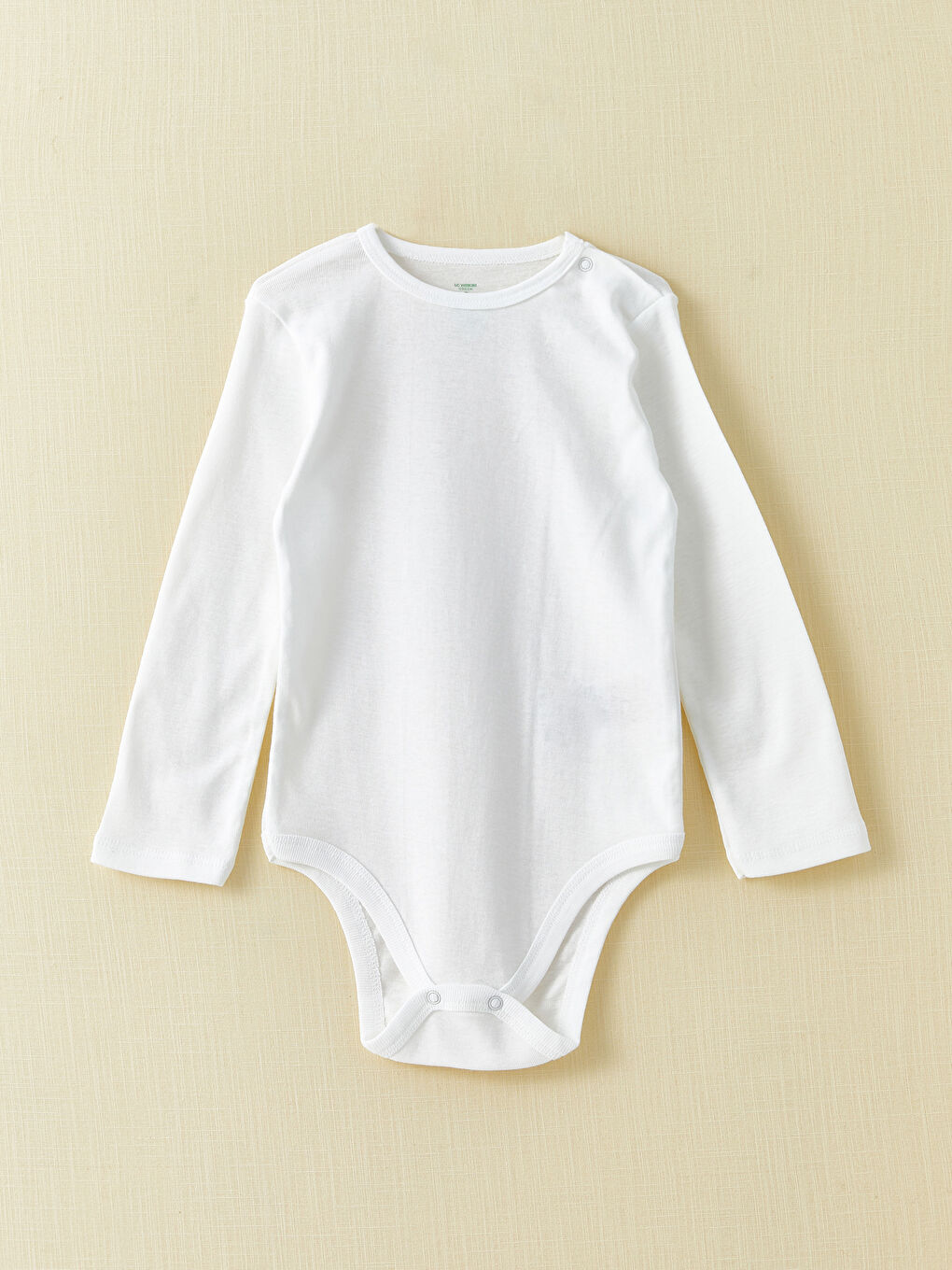LC Waikiki Bodi sa okruglim izrezom i dugim rukavima, osnovni, za bebe devojčice, 2-pakovanja -W26693Z1-E5X