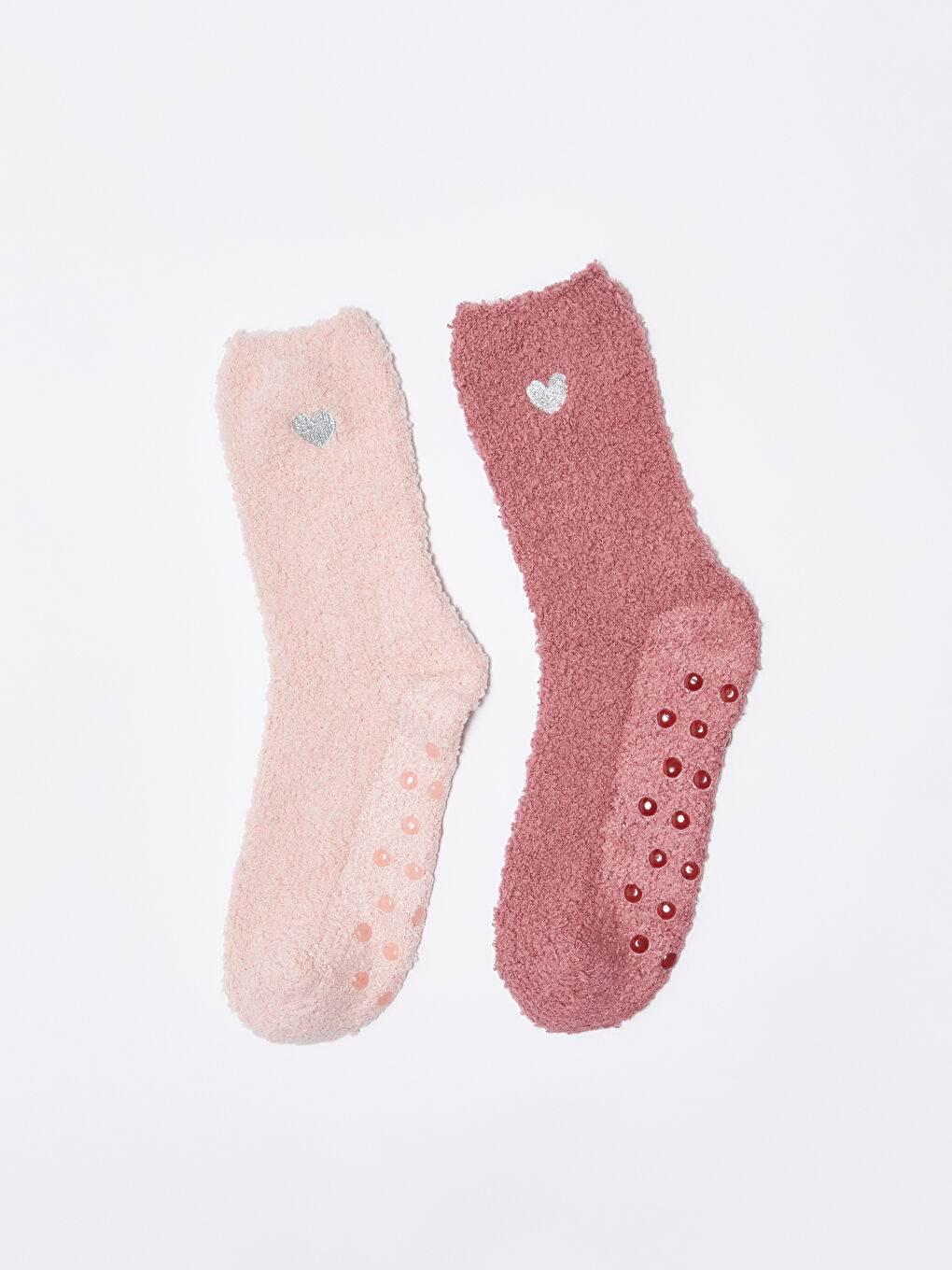 LCW DREAM Bestickte Homewear-Socken für Damen 2er-Pack -W26699Z8-GVS