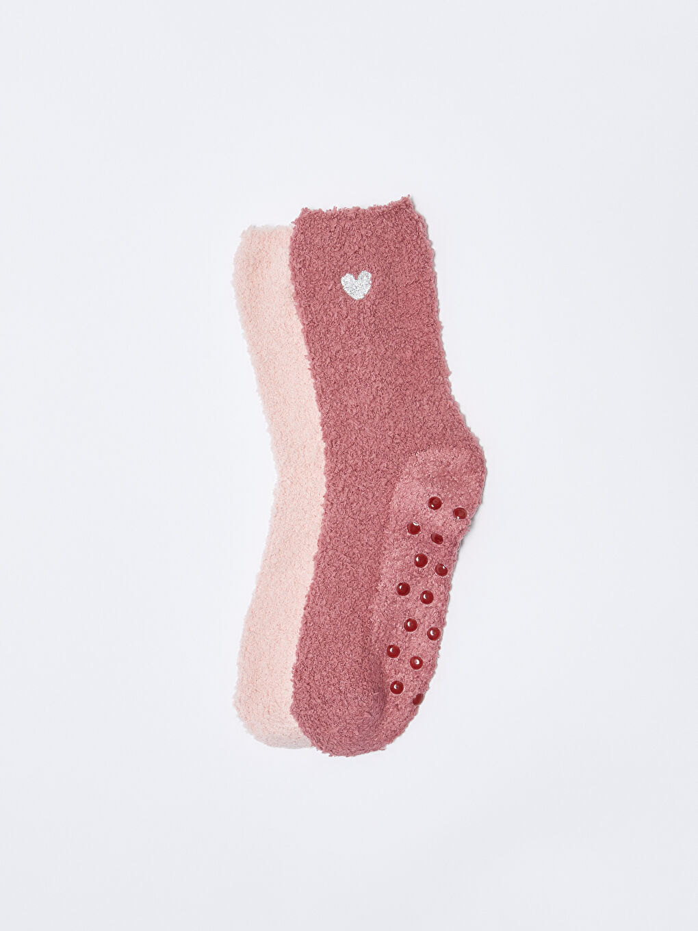 LCW DREAM Bestickte Homewear-Socken für Damen 2er-Pack -W26699Z8-GVS