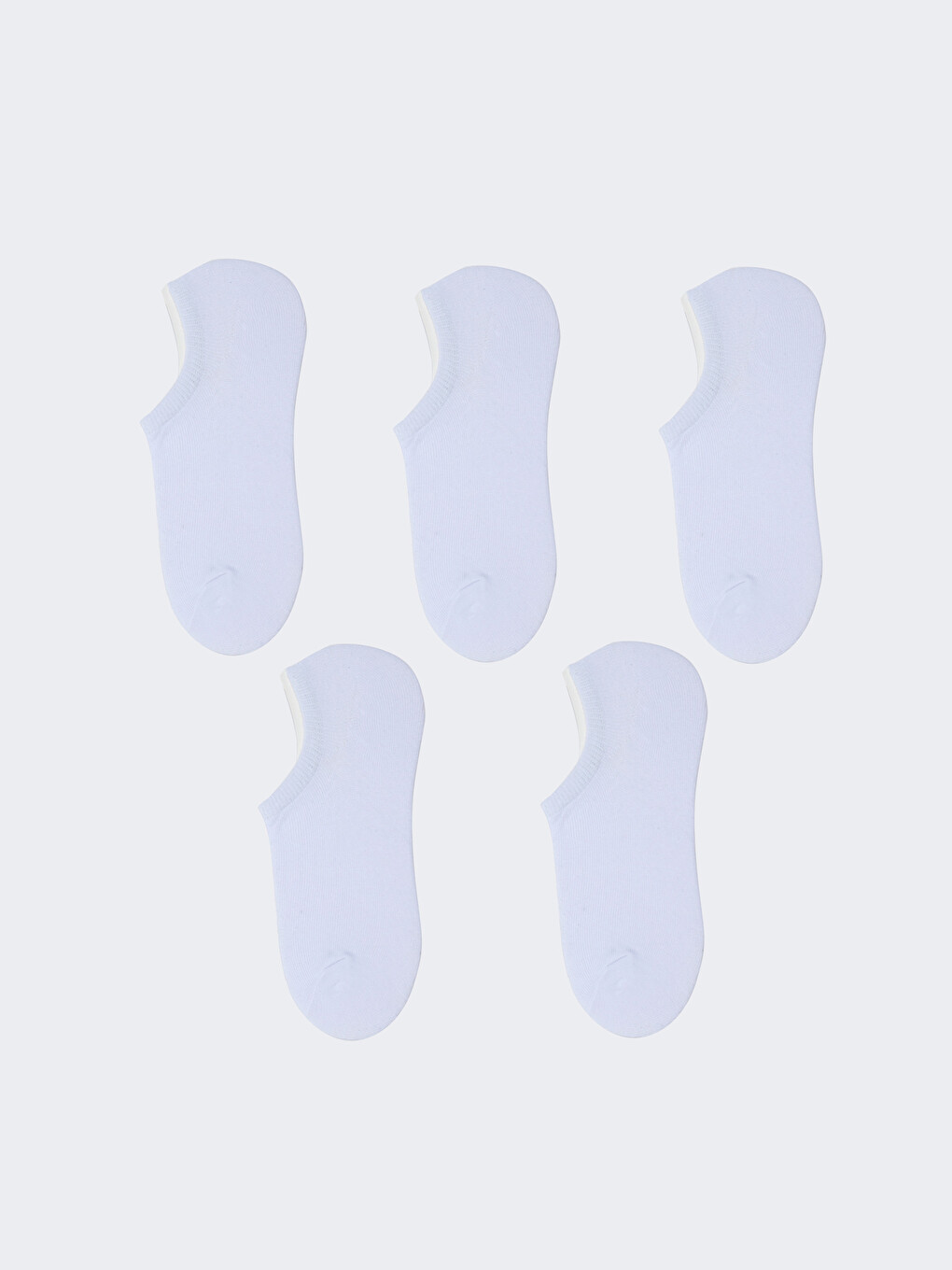 thumbnail image 2 of Wowi Ladies Opaque Work Socks - 5 Pack White Cotton Blend Nurse/Doctor Socks 2 of 5