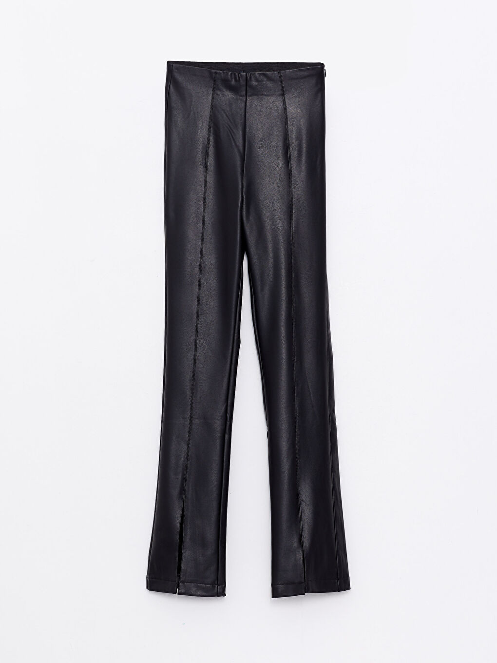 بنطلون جلد صناعي رفيع للسيدات-6