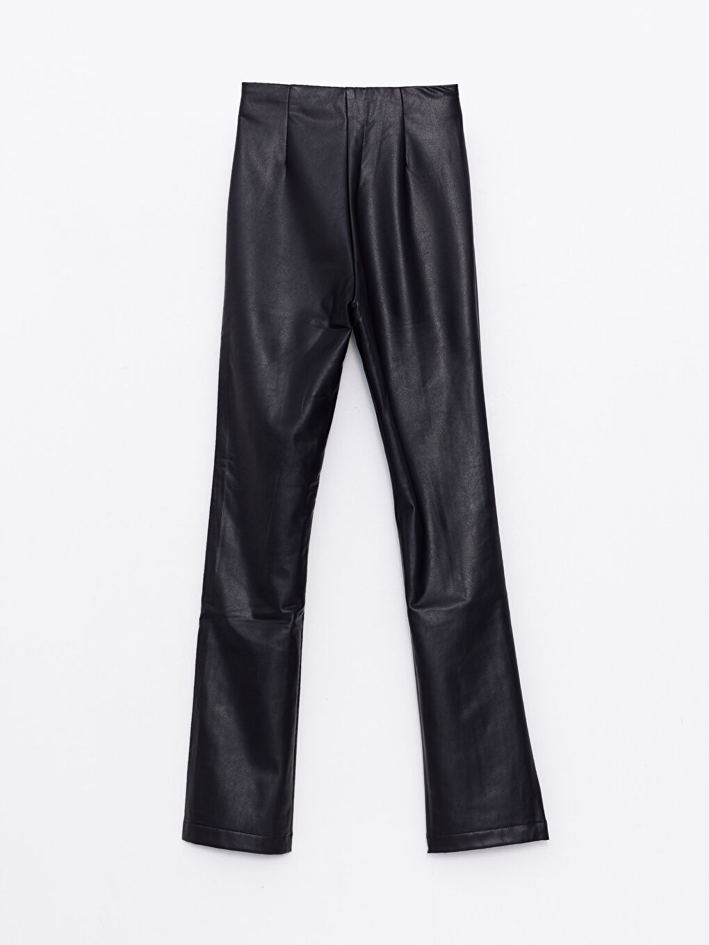 بنطلون جلد صناعي رفيع للسيدات-7