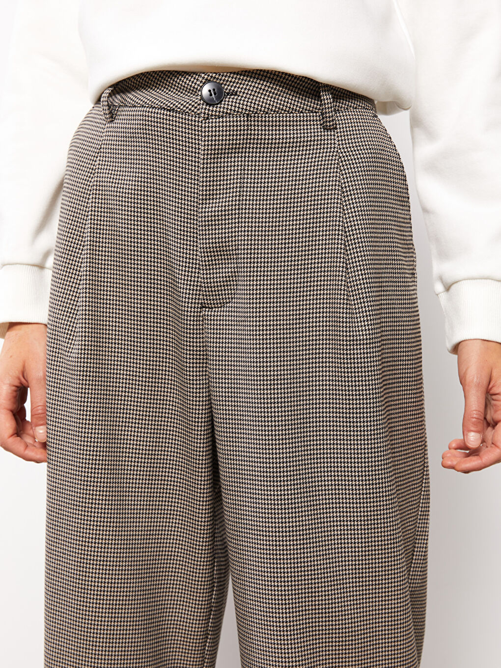 LCW Vision Relaxed Fit Patterned Women's Trousers -W26711Z8-LKQ