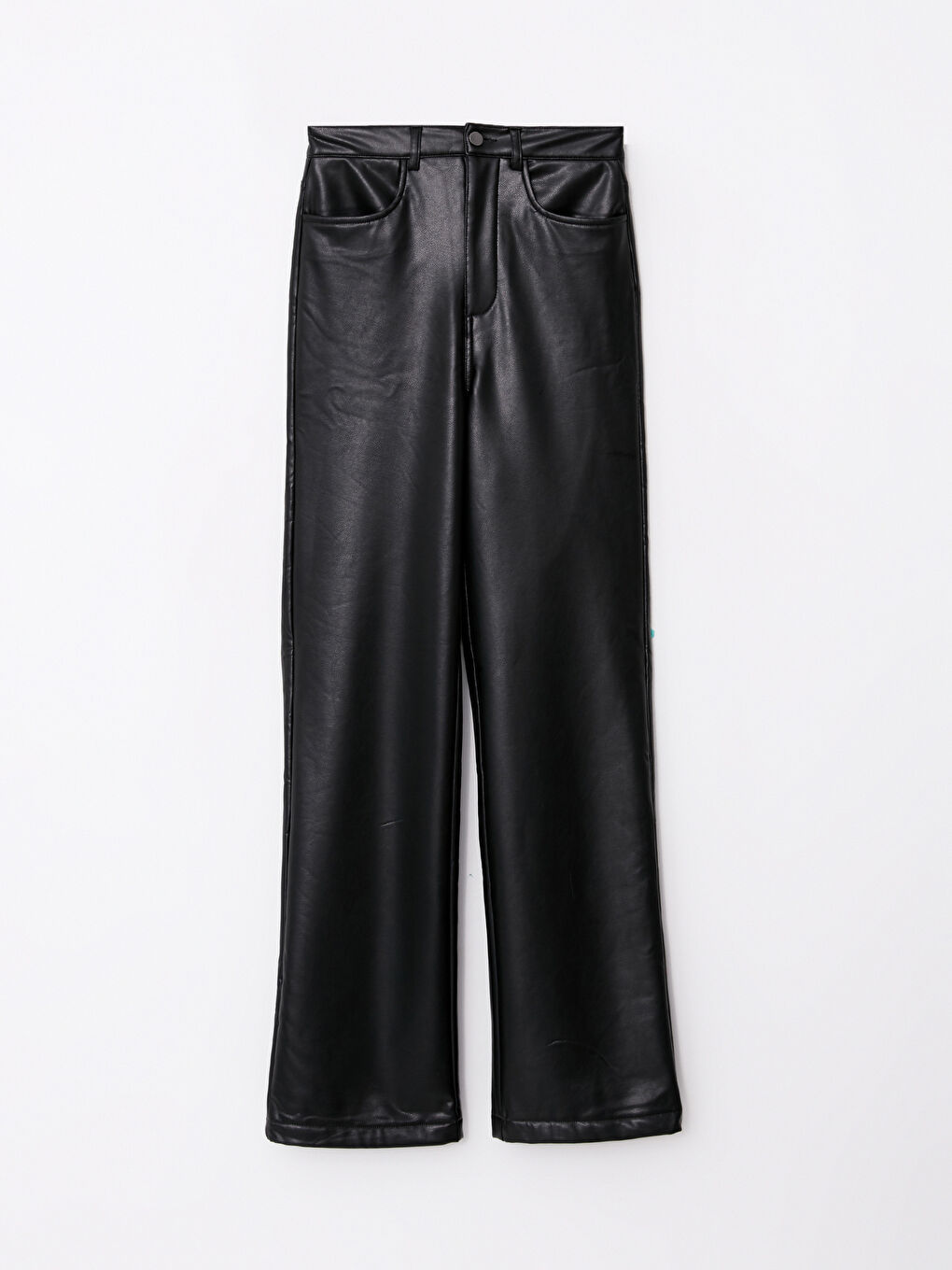 LCW Vision Schlank Geschnittene Kunstleder-Hose für Damen -W26713Z8-E0N