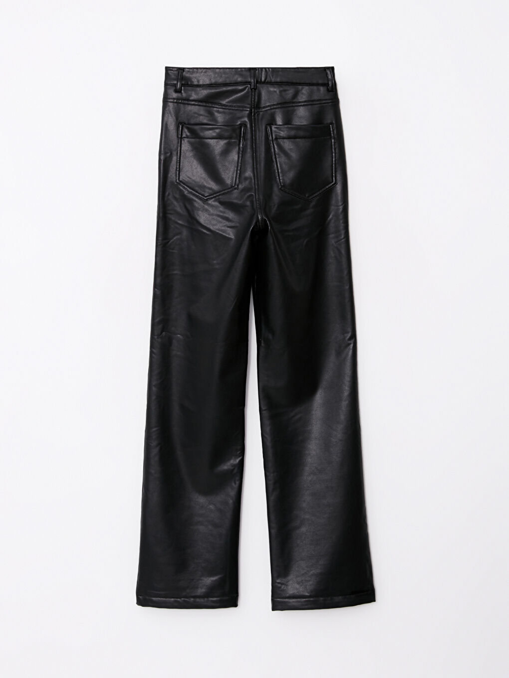 LCW Vision Schlank Geschnittene Kunstleder-Hose für Damen -W26713Z8-E0N