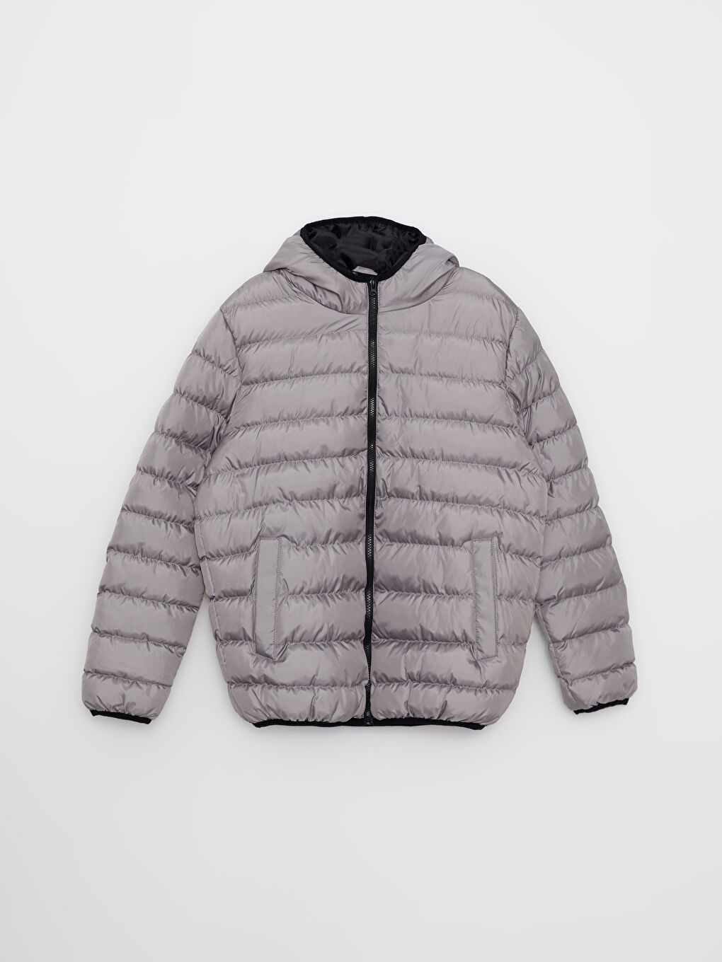 Standard Fit Hooded Men's Puffer Coat-5