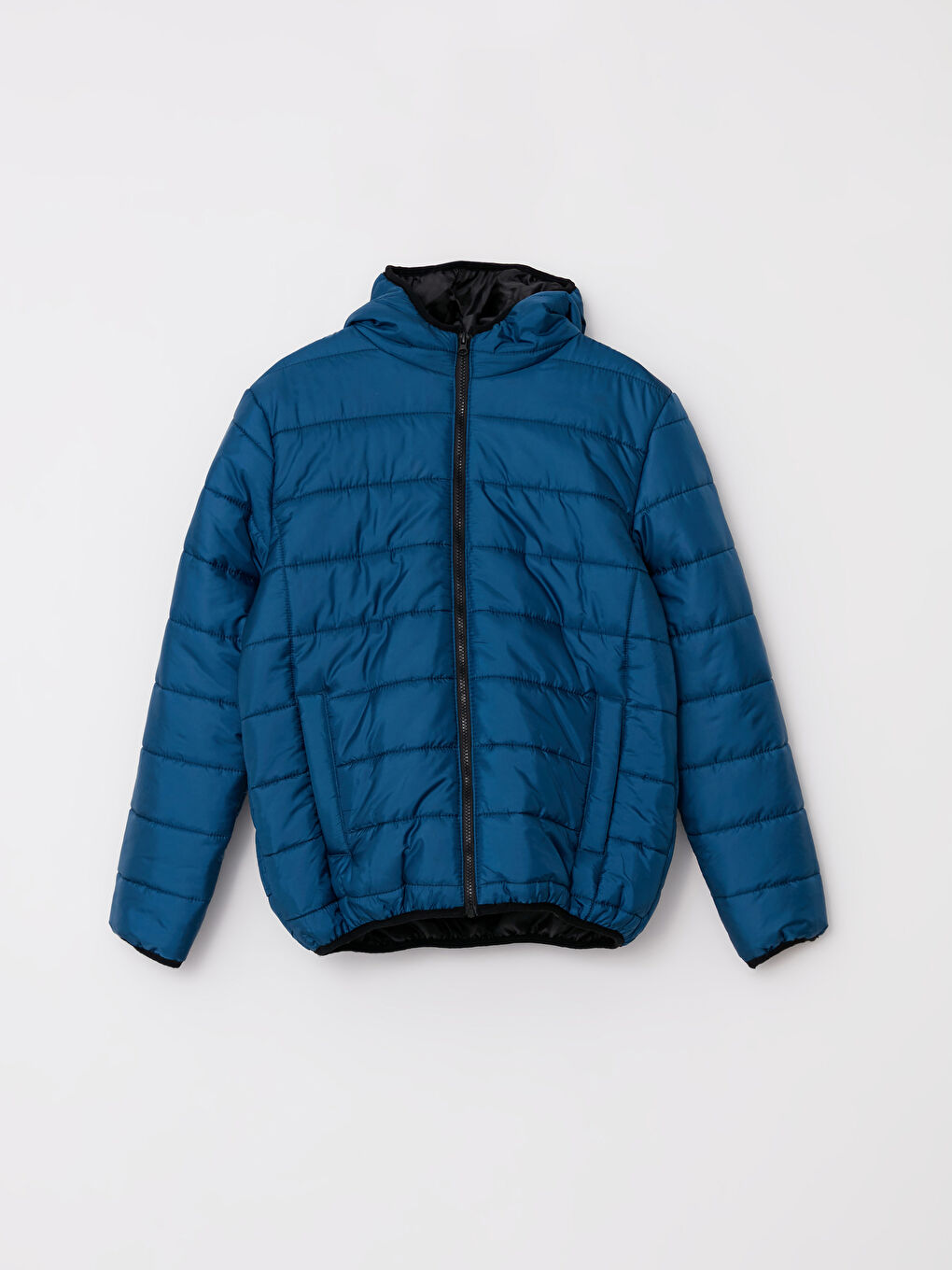 Standard Fit Hooded Men's Puffer Coat-5