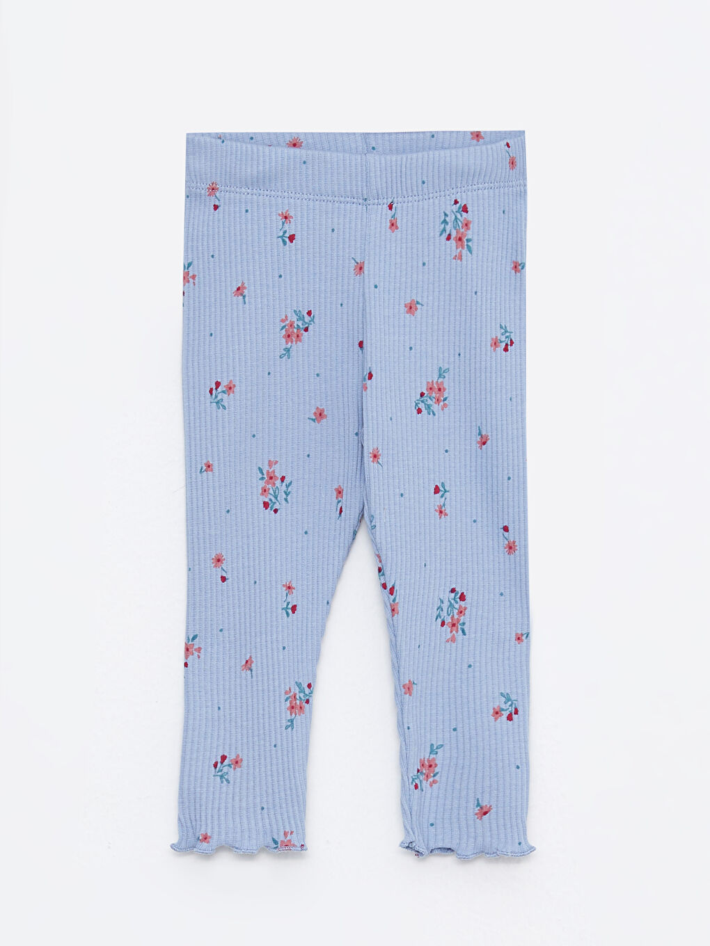 Crew Neck Long Sleeve Patterned Baby Girl Sweatshirt and Tights 2-Pack Set-2