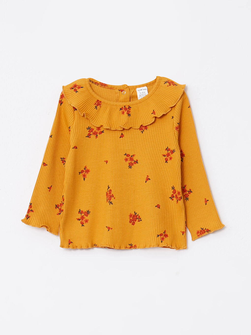 Crew Neck Long Sleeve Patterned Baby Girl Sweatshirt and Tights 2-Pack Set-1