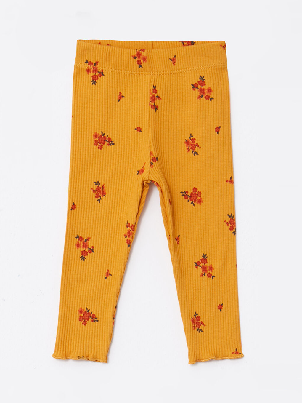 Crew Neck Long Sleeve Patterned Baby Girl Sweatshirt and Tights 2-Pack Set-2