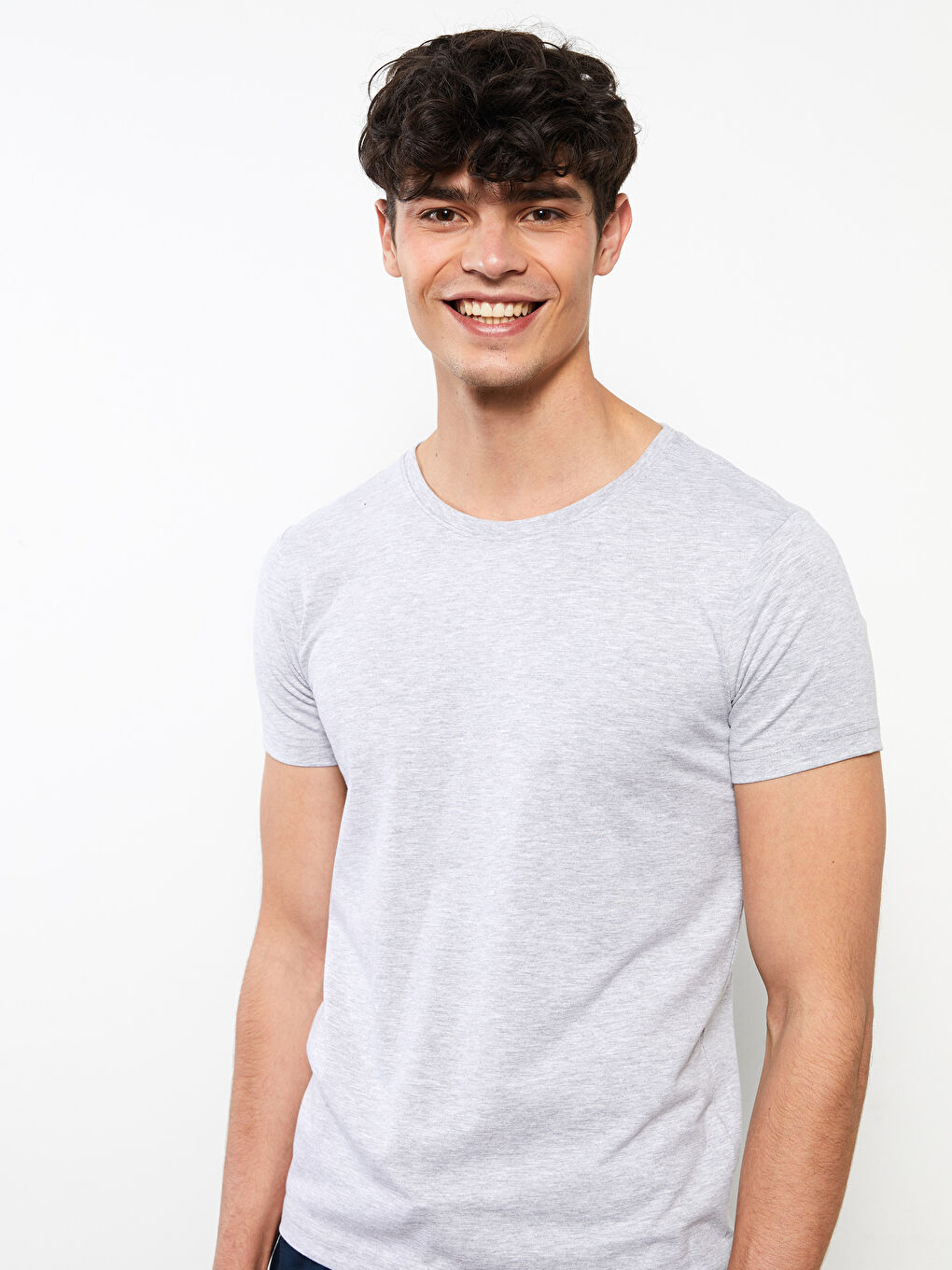 Crew Neck Short Sleeve Men's Vest-2