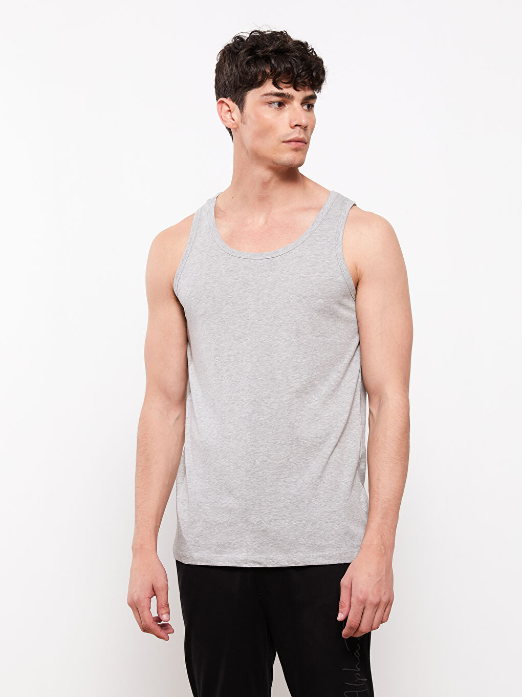 Gilet de Sport Basique en Coton et Col Rond pour Homme - Lot de 2-2