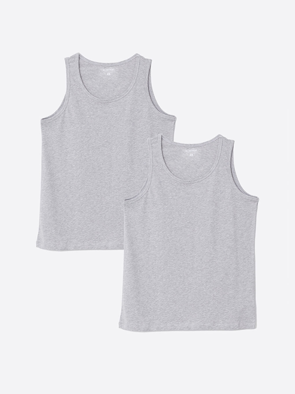 Gilet de Sport Basique en Coton et Col Rond pour Homme - Lot de 2-6