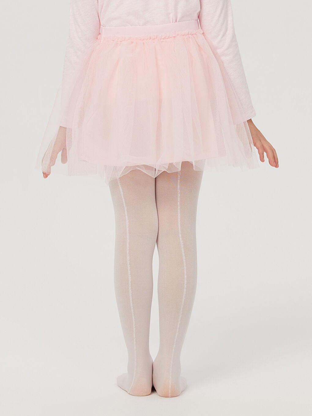 Pembe Kız Çocuk Bale Çorabı-2