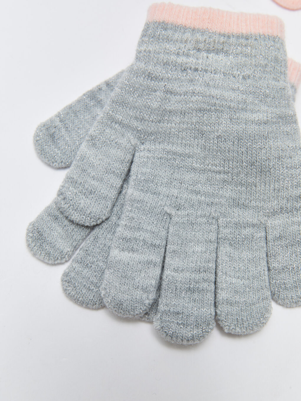 Printed Girls' Knitwear Gloves 2 Pack-1