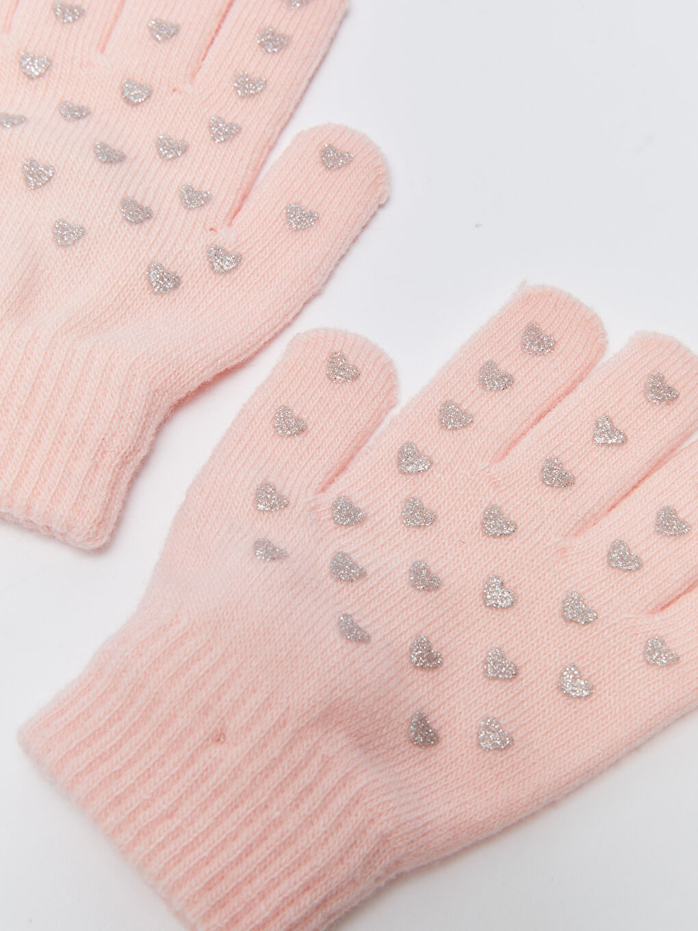 Printed Girls' Knitwear Gloves 2 Pack-2